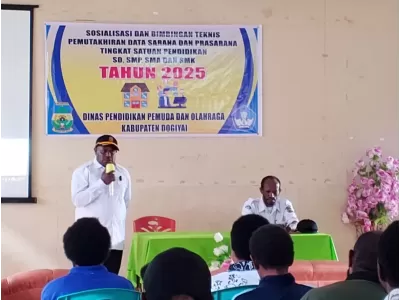 ACARA BIMTEK DINAS PENDIDIKAN KABUPATEN DOGIYAI 26-03-2025